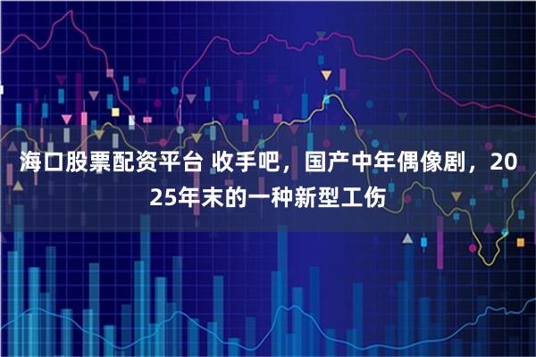 海口股票配资平台 收手吧,国产中年偶像剧,2025年末的一种新型工伤